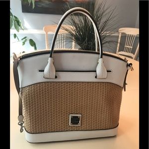 Dooney and Bourke white summer satchel
